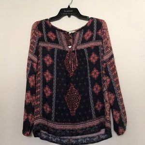 NWT... Lucky Brand Boho Soft Lightweight Top